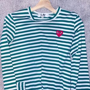 Commes Des Garcons Play Long Sleeve Shirt
